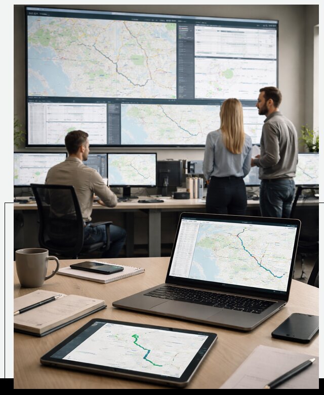 Трекинг грузов и Fleet Management, мониторинг автопарка в Туле