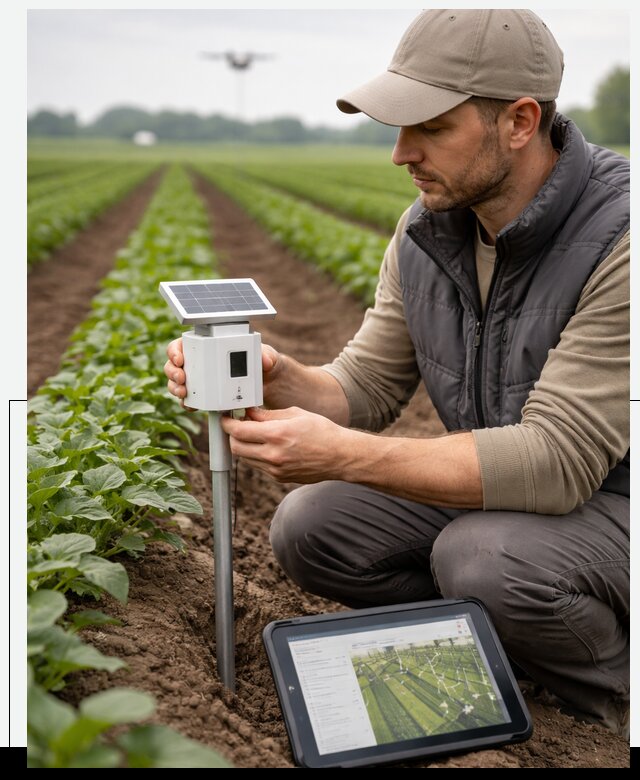 IoT мониторинг сельскохозяйственных полей и контроля в Туле